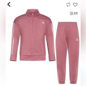 Adidas 2-pc Tracksuit with Cream Stripes EUC
Line dried only